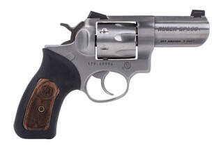 Ruger GP100 Wiley Clapp II revolver features a 7 round capacity and is chambered in .357 magnum